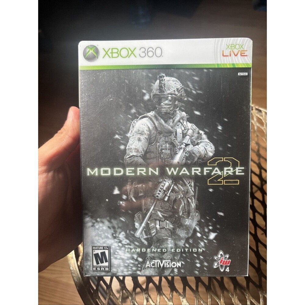 Call of Duty Modern Warfare 2 Xbox 360 Steelbook No Game Disc Case